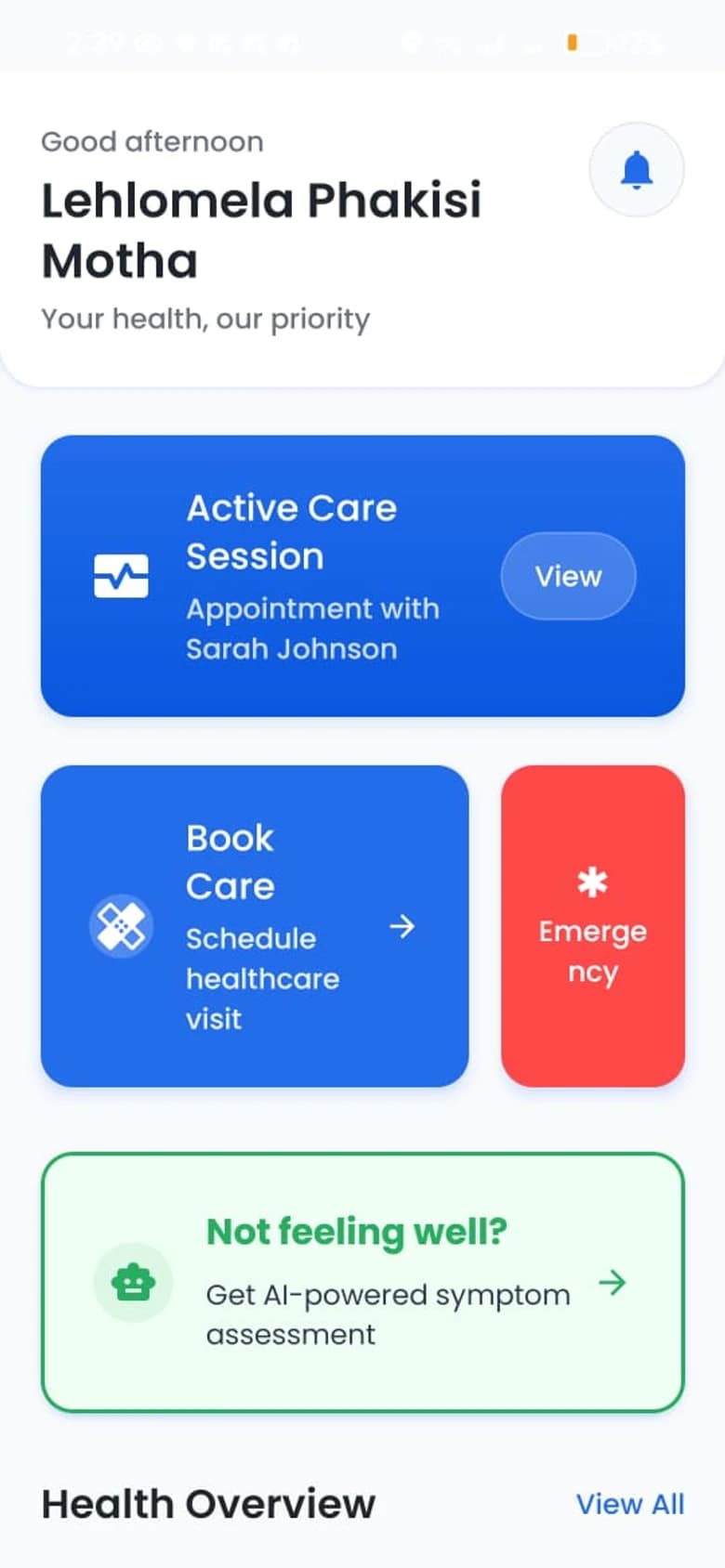 Symptom Assessment